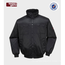 Mens TC winter bomber workwear jacket with reflective pipe